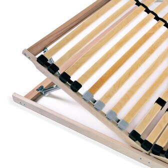 Lattenbodem met 28 latten 7 zones 120x200 cm 7