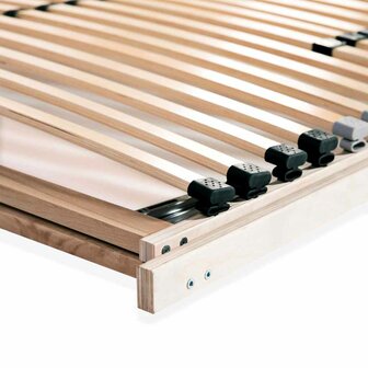 Lattenbodem met 28 latten 7 zones 120x200 cm 8