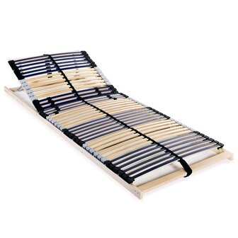 Lattenbodem met 42 latten 7 zones 90x200 cm 1