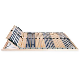 Lattenbodem met 42 latten 7 zones 120x200 cm 2