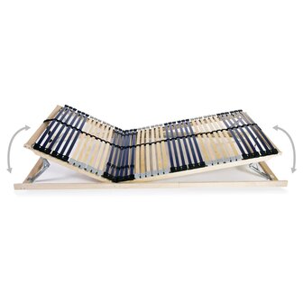 Lattenbodem met 42 latten 7 zones 100x200 cm 4