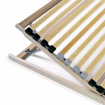 Lattenbodems 2 st met 28 latten 7 zones 70x200 cm 6