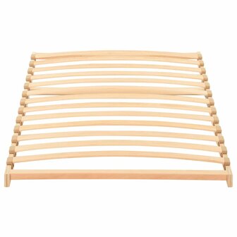 Lattenbodem Bruin 80 x 190 cm Massief beukenhout 2