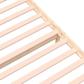 Bedframe massief hout 75x190 cm 8