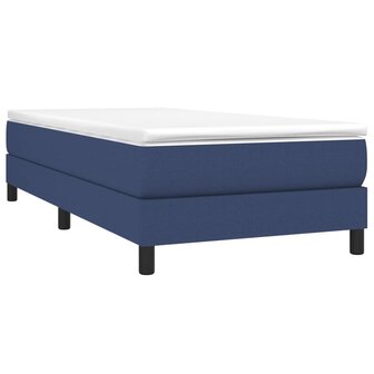 Boxspring bed 80x200 cm stof blauw 3