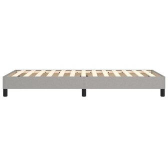 Boxspring bed 90x190 cm stof lichtgrijs 6