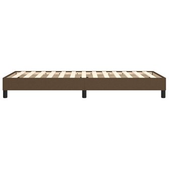 Boxspring bed 90x190 cm stof donkerbruin 6