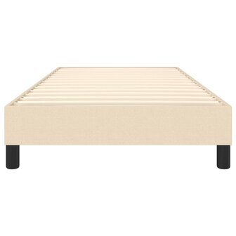 Boxspring bed 90x190 cm stof cr&egrave;mekleurig 5