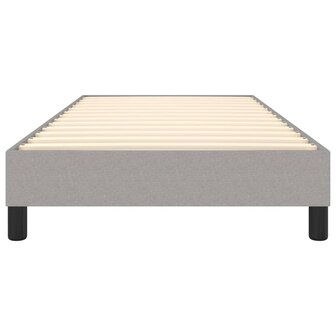 Boxspring bed 90x200 cm stof lichtgrijs 5
