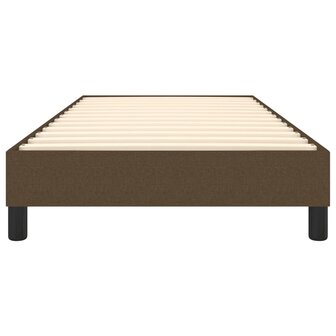 Boxspring bed 90x200 cm stof donkerbruin 5