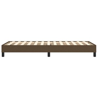 Boxspring bed 90x200 cm stof donkerbruin 6