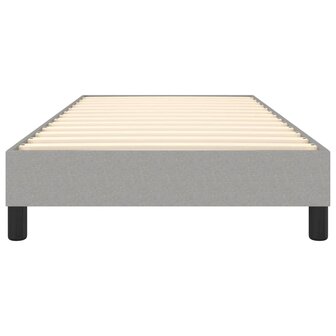 Boxspring bed 100x200 cm stof lichtgrijs 5