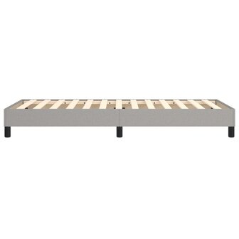 Boxspring bed 100x200 cm stof lichtgrijs 6
