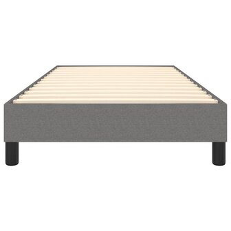 Boxspring bed 100x200 cm stof donkergrijs 5