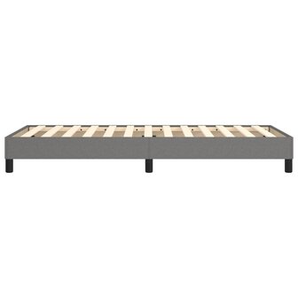 Boxspring bed 100x200 cm stof donkergrijs 6