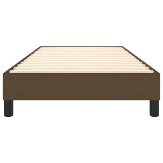 Boxspring bed 100x200 cm stof donkerbruin 5