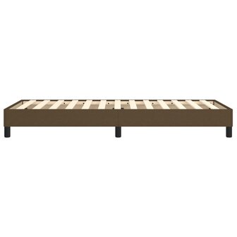 Boxspring bed 100x200 cm stof donkerbruin 6