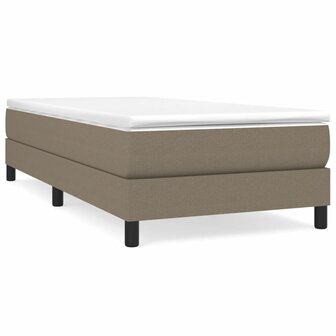 Boxspring bed 100x200 cm stof taupe 2