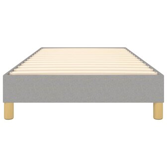 Boxspring bed 80x200 cm stof lichtgrijs 5
