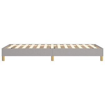 Boxspring bed 80x200 cm stof lichtgrijs 6