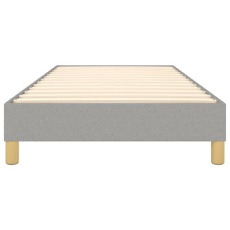 Boxspring bed 90x190 cm stof lichtgrijs 5