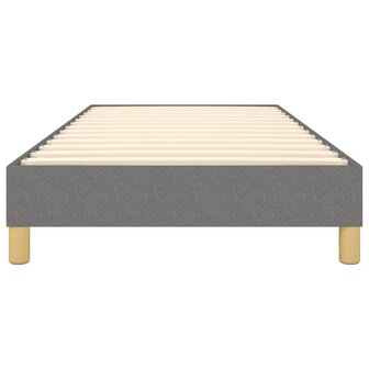 Boxspring bed 90x190 cm stof donkergrijs 5