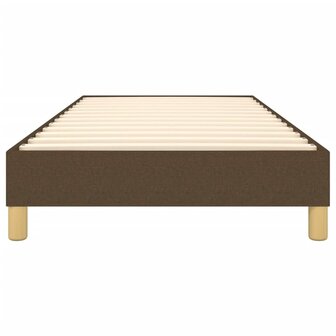 Boxspring bed 90x190 cm stof donkerbruin 5
