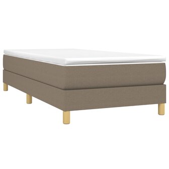 Boxspring bed 90x190 cm stof taupe 3