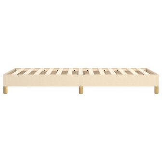 Boxspring bed 90x190 cm stof cr&egrave;mekleurig 6