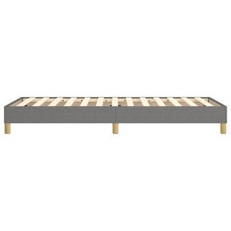 Boxspring bed 90x200 cm stof donkergrijs 6