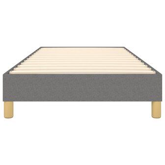 Boxspring bed 100x200 cm stof donkergrijs 5