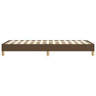 Boxspring bed 100x200 cm stof donkerbruin 6