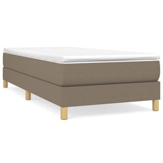 Boxspring bed 100x200 cm stof taupe 2