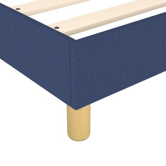 Boxspring bed 100x200 cm stof blauw 7