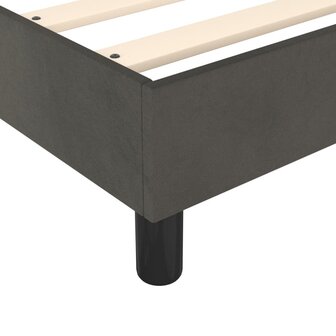 Boxspring bed 80x200 cm fluweel donkergrijs 7