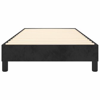 Boxspring bed fluweel zwart 80x200 cm 4