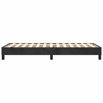 Boxspring bed fluweel zwart 80x200 cm 5