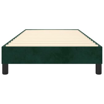 Boxspring bed 80x200 cm fluweel donkergroen 5