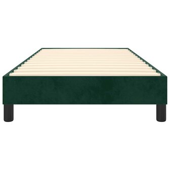 Boxspring bed 90x190 cm fluweel donkergroen 5