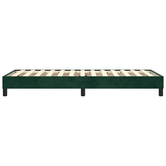 Boxspring bed 90x190 cm fluweel donkergroen 6