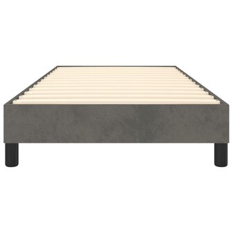 Boxspring bed 90x200 cm fluweel donkergrijs 5