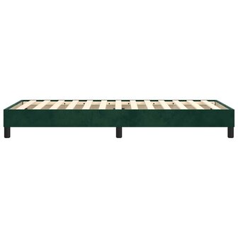 Boxspring bed 90x200 cm fluweel donkergroen 6