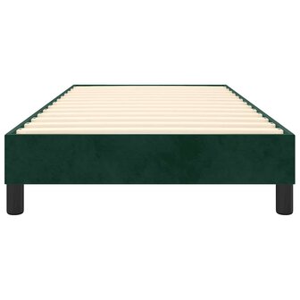 Boxspring bed 100x200 cm fluweel donkergroen 5