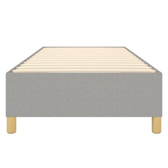 Boxspring bed 90x190 cm stof lichtgrijs 5