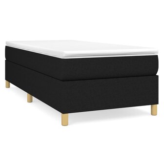 Boxspring bed 90x190 cm stof zwart 2