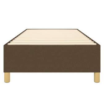 Boxspring bed 90x190 cm stof donkerbruin 5