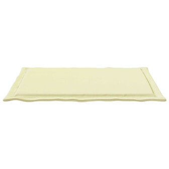 Zitkussens 4 pcs Cr&egrave;mekleurig 47 x 36 x 2 cm Polyester 7