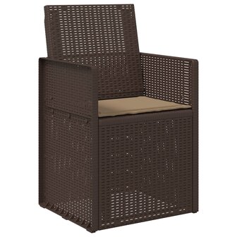 Zitkussens 4 pcs Taupe 47 x 36 x 2 cm Polyester 3