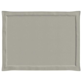 Zitkussens 4 pcs Lichtgrijs 47 x 36 x 2 cm Polyester 5