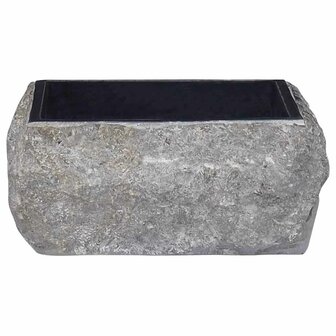 Gootsteen 30x30x13 cm marmer zwart 4